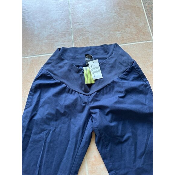 Babystyle Navy Petite‎ Maternity Under The Belly  Pant Women Size P - Picture 7 of 8